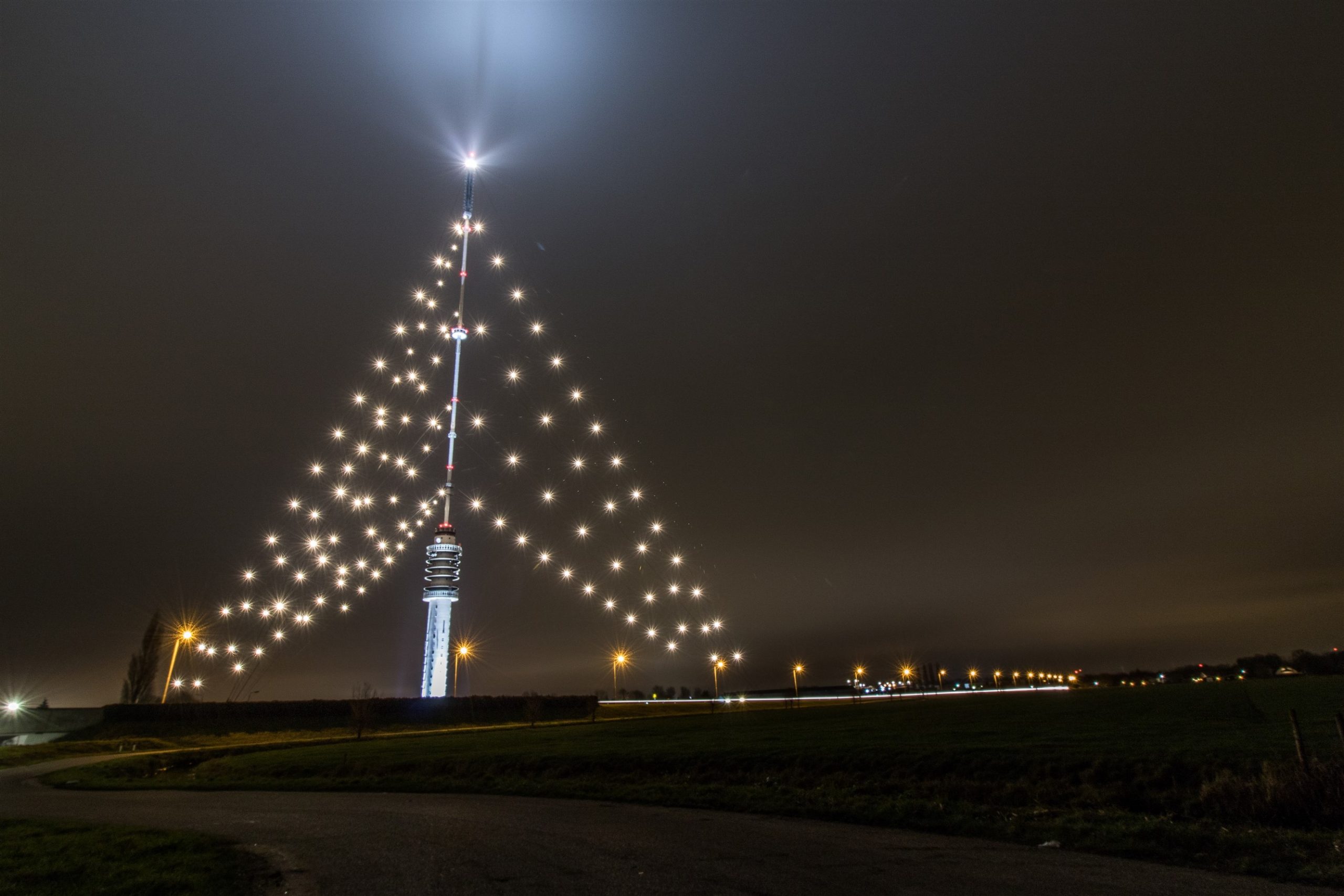 Grootste Kerstboom IJsselstein Gerbrandytoren