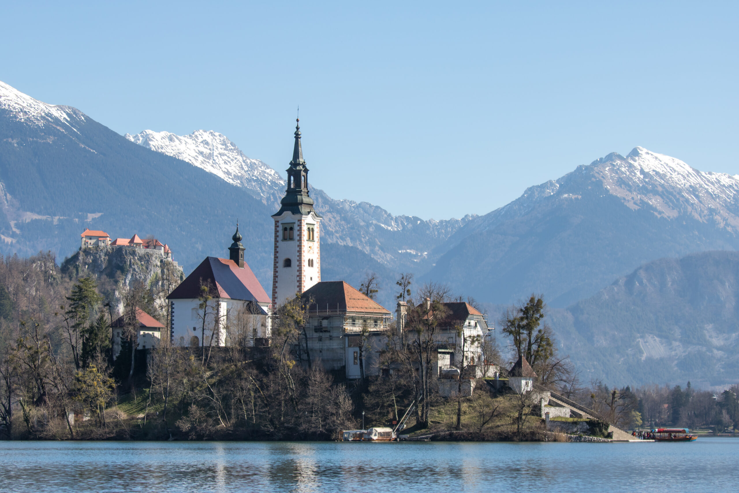 Lake Bled Island church